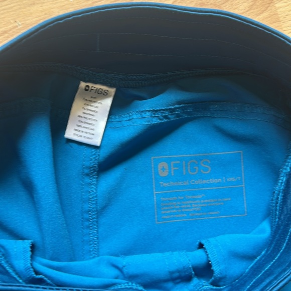 Figs Kade cargo scrub pants Caribbean XXST hardley worn - Picture 3 of 5